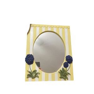 Children Mirror for Nursery yellow and purple, good condition